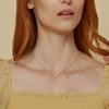 Bearfruit Jewelry Sterling Silver 18k Gold Plated Abby Single Pearl Necklace - 2 of 4