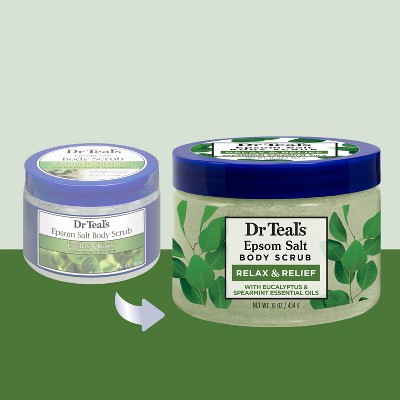 Dr Teal&#39;s Exfoliate &#38; Renew Eucalyptus &#38; Spearmint Epsom Salt Body Scrub - 16oz_0