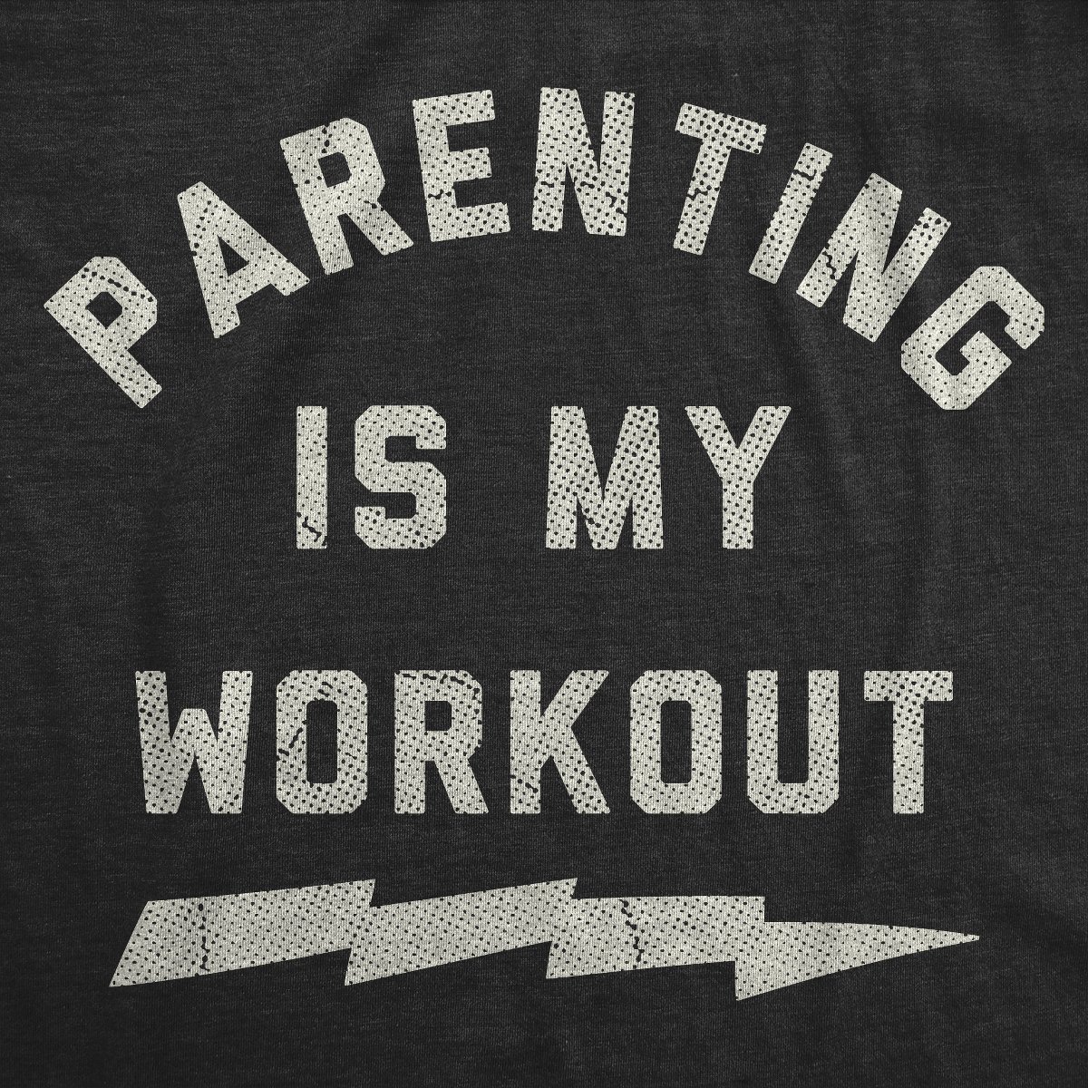 Мужские футболки Crazy Dog T-Shirts, Inc. Mens Funny T Shirts Parenting Is My Workout Sarcastic Fitness Joke Graphic Novelty Tee for Men - Crazy Dog Men's T Shirt For Exercise Black XL — фото 2
