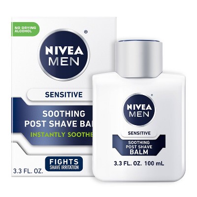 Nivea Men's Sensitive Soothing Post Shave Balm for Sensitive Skin - 3.3 fl oz