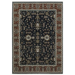 Oriental Weavers Vivian VI05A Navy/ Rust Indoor Area Rug - 5'3" x 7'6" - 1 of 4