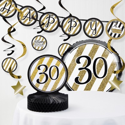 30th Birthday Birthday Party Supplies Decorations Target