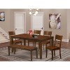 Island Oasis Dining Set - Table & Bench with 4 Chairs - 54"/66" Extendable Table - 2 of 4