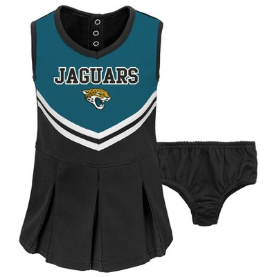 NFL Jacksonville Jaguars Baby Girls' In the Spirit Cheer Set - 12M