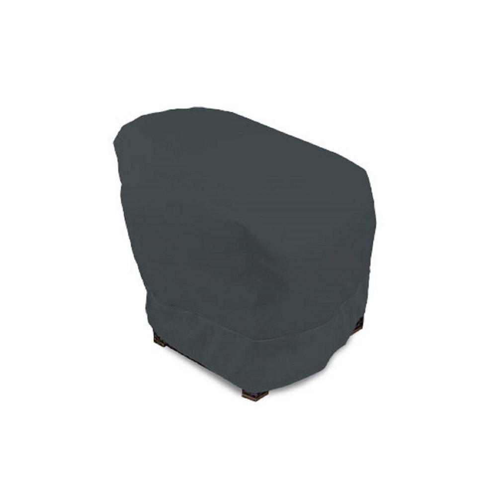 Photos - Furniture Cover Meridian 35" x 38" x 31 Patio Arm Chair-Lounge Cover Charcoal Gray 