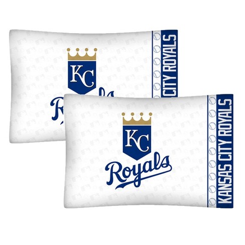 Set Of 2 Mlb Pillowcases Baseball Team Logo Bedding Pillow Covers Kansas City Royals Target