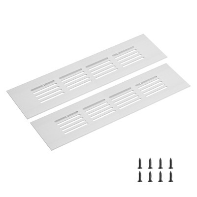 Unique Bargains Rectangle Ventilation Grille, Aluminum