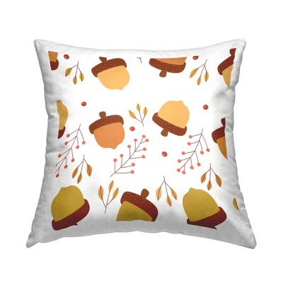Stupell Industries Mixed Acorn Botanicals Fall Nature Leaves