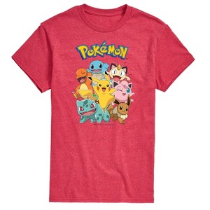 Men's - Pokémon - Pokémon Character Group Short Sleeve Graphic T-Shirt - 1 of 4