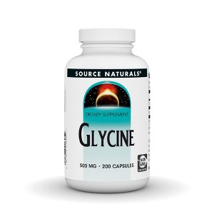 Glycine 500mg by Source Naturals, Inc.  -  200 Capsule - 1 of 3