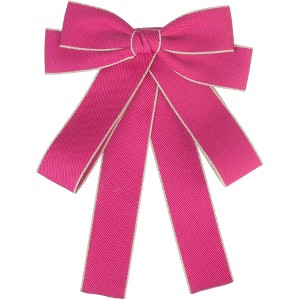 Elerevyo Women's Wedding Party Ribbon Brooch Pin Bow Tie - 1 of 4