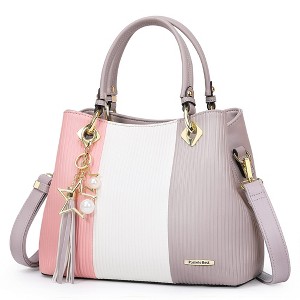 Best Purses and Handbagswith Multiple Pockets, Leather Top Handle Satchel Fashion Tote Shoulder Bags - 1 of 4