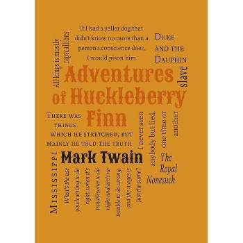 Adventures of Huckleberry Finn - (Word Cloud Classics) by  Mark Twain (Paperback)