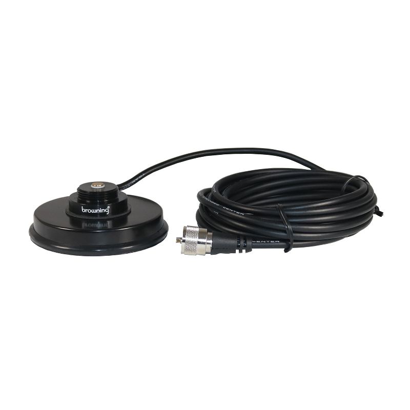 Browning® 3-5/8-In. NMO Magnet Mount with Rubber Boot and Preinstalled UHF PL-259 Connector, 5 of 11