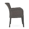 GDFStudio Welmas Outdoor Wicker Dining Chairs (Set of 2) - 4 of 4