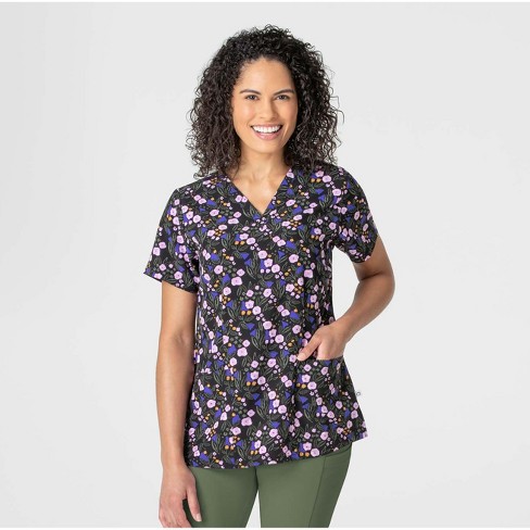 Target on sale scrub tops