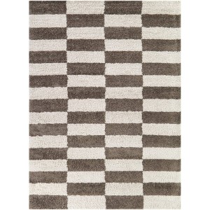 Balta Rugs Lionel Checkered Medium Plush Shag Area Rug - 1 of 4