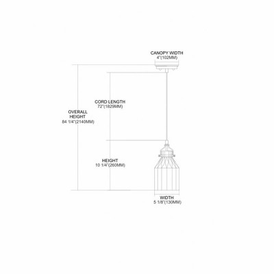 Danica Oil Rubbed Bronze Mini Pendant with Mercury Glass