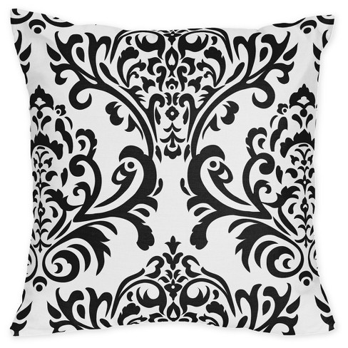Pink Black Isabella Throw Pillow Sweet Jojo Designs Target