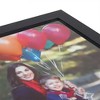 ArtToFrames 18 x 18 Inch Traditional Solid Wood Wall Wire Hanging Picture Frame with 060 Plexi Glass and Mounting Hardware, Black Stain - 3 of 4