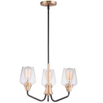 Maxim Lighting Goblet 3 - Light Chandelier in  Bronze/Antique Brass