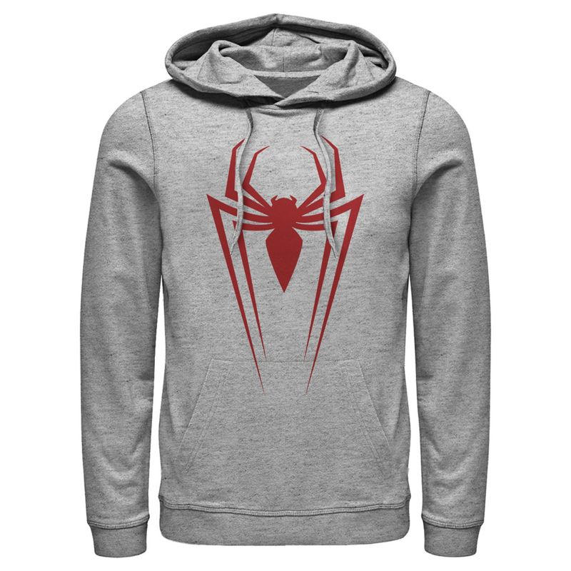 Men's Marvel Spider-Man Icon Badge Pull Over Hoodie, 1 of 5