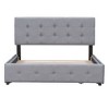 Queen Size Upholstered Platform Bed with Storage Drawers, Linen Queen Wooden Bed Frame for Bedroom - 4 of 4