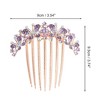Unique Bargains Women's Butterfly Rhinestones Side Comb 1 Pc - 2 of 4