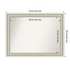 Amanti Art Sophia Non-Beveled Framed Bathroom Vanity Wall Mirror - 3 of 4