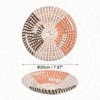 Unique Bargains Decorative Wall Art Hanging Woven Basket (7.87" - Style A) 1Pc - 4 of 4