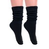 Women's Cotton Lightweight Slouch Socks – Extra Thin, 2 Pairs, Size 9-11 | Soft & Breathable - 2 of 4