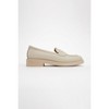 Bree - White Platform Leather Loafers (Women) white 7 - 4 of 4