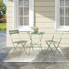 Whizmax Indoor/Outdoor 3-Piece Bistro Set Folding Table and Chairs Patio Seating - 4 of 4