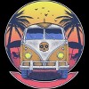 Men's Design By Humans My Skull Beach Van By fathi_dhia Tank Top - 2 of 2