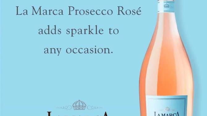 La Marca Prosecco Ros&#233; Sparkling Wine - 750ml Bottle, 6 of 7, play video