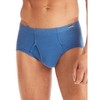 Hanes Men's Comfort Soft Waistband Mid-Rise Briefs 5pk - Blue/Green/Gray XXL: Tagless, Breathable, Moisture Wicking - 4 of 4