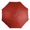 Northlight 9' Outdoor Patio Market Umbrella with Hand Crank and Tilt - Terracotta - 4 of 4