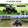Kids Ride on ATV,12V Ride on Car with Remote Control, Electric Car with Music,LED Lights - 4 of 4