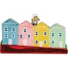 Old World Christmas Glass Blown Ornament, San Francisco Painted Ladies Homes - 3 of 4
