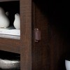 Sapphtopaz TV Stand Farmhouse Entertainment Center for TVs Up to 69" with 2 Cabinets Entryway Table with 3 Layers Open Shelf for Living Room - 2 of 4