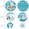 Big Dot of Happiness Arctic Polar Animals - Winter Baby Shower or Birthday Party Giant Circle Confetti - Party Decorations - Large Confetti 27 Count - 2 of 4