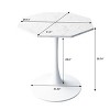 ODK 31.5" Modern Octagonal Dining Table, Pedestal Dining Tables with MDF Table Top for 2-4,Tulip Table Coffee Tables with Round Top for Living Room - 2 of 4