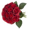 Pure Garden 18Pc Real Touch Rose Artificial Flowers with Stems - 2 of 4