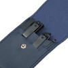 Unique Bargains Stainless Steel Pedicure Nail Clippers Scissors Tool Set for Men Women Black with Blue PU Leather 4 Pcs - 3 of 3