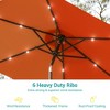 Sonkuki 7.5 ft Outdoor LED Solar Lighted Patio Market Umbrella w/ Push Button Tilt - 4 of 4