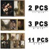 16 PCS Vintage Framed Wall Art Decor, Rustic Landscape Posters for Bedroom Bathroom Living Room, Gothic Farmhouse Gallery - 2 of 4