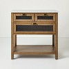 36" Reeded Glass & Wood Kitchen Island - Hearth & Hand™ with Magnolia - 3 of 4