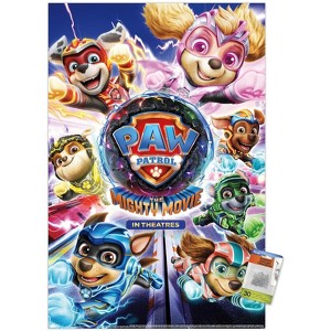 Trends International Paw Patrol: The Mighty Movie - One Sheet Unframed Wall Poster Prints - 1 of 4