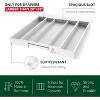 Expandable Silverware Drawer Organizer 7-9 Slots - Bamboo Utensil Organizer 17.5 x 13.5 - 20 - Royal Craft Wood - 3 of 4