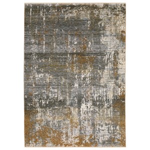 Oriental Weavers Hayden HAY06 Grey/ Gold Indoor Area Rug - 5'3" x 7'6" - 1 of 4
